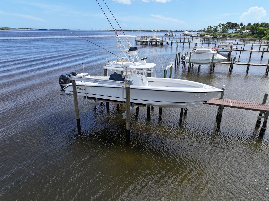 Neptune G3 High-Speed 24,000 lb Boat Lift Installation – Stuart, Florida